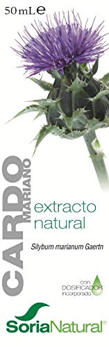 Soria Natural - EXTRACTO DE CARDO MARIANO - Suplemento nutricional - desintoxica y protege el hígado, mejora la digestión y reduce el dolor estomacal (PACK2)