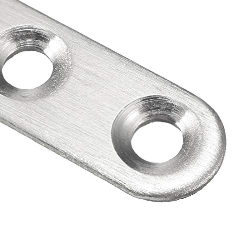 sourcing map 1 juego de bisagras giratorias de acero inoxidable de 360 grados, 60 mm x 11 mm.