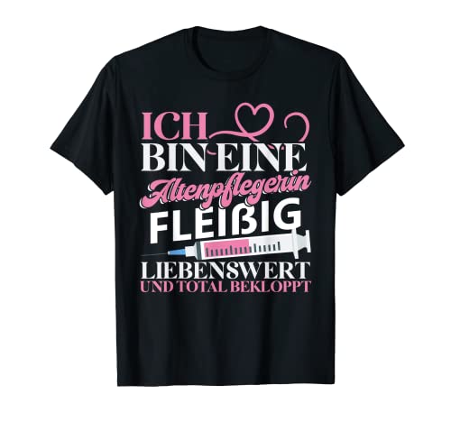 Soy una cuidadora de ancianos, cuidado de personas mayores, cuidado del hogar Camiseta