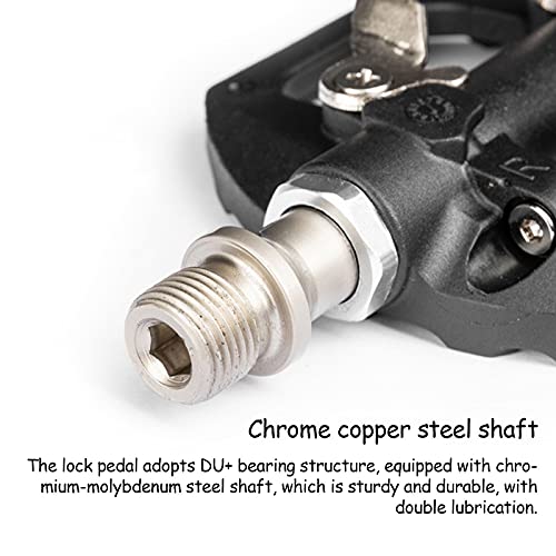 SPD Pedal, Multipurpose Dual Platform SPD Pedal Pedales Bicicleta Montaña para BMX, MTB, Spin Trekking E-Bike