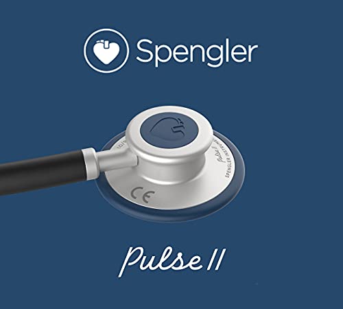 SPENGLER Pulse II, Estetoscopio de Auscultación General, Cabeza Simple, Ligero, Gran Rendimiento Acústico, Versátil (Arándano)