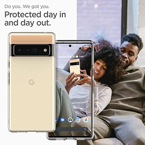 Spigen Funda Ultra Hybrid Compatible con Google Pixel 6 Pro - Transparente