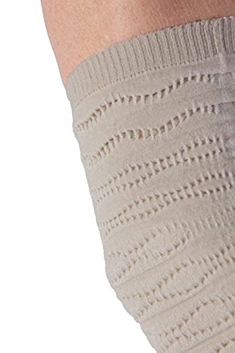 SPIKENERGY Codera Elástica Electromagnetoterapia Contra el Dolor, Epicondilitis, Traumatismo, Inflamación y Edemas - Dispositivo Médico (Beige, M)