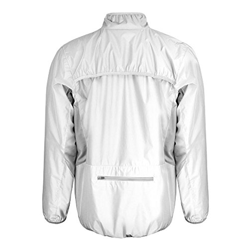 Spiro - Chaqueta Deportiva - Cuello Mao - Opaco - para Mujer Neon White, XXS