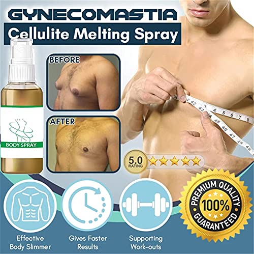 Spray derretidor de celulitis para ginecomastia,spray anticelulítico, spray adelgazante seguro sin celulitis,spray adelgazante corporal para bajar de peso,spray lipo líquido para adelgazar (5 piezas)