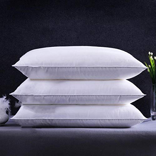 SSFPP Almohada para el Cuello Cinta de Sat¨¦n de Algod¨®n Almohada para el Cuello Almohada para mimar Solo Almohada para Dormir @ White_48 * 74 cm