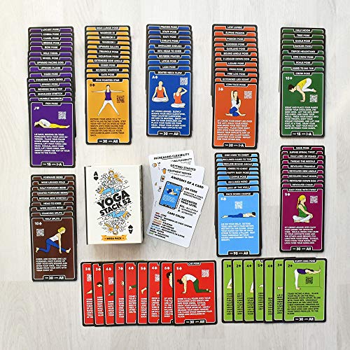 Stack 52 Yoga tarjetas de ejercicio