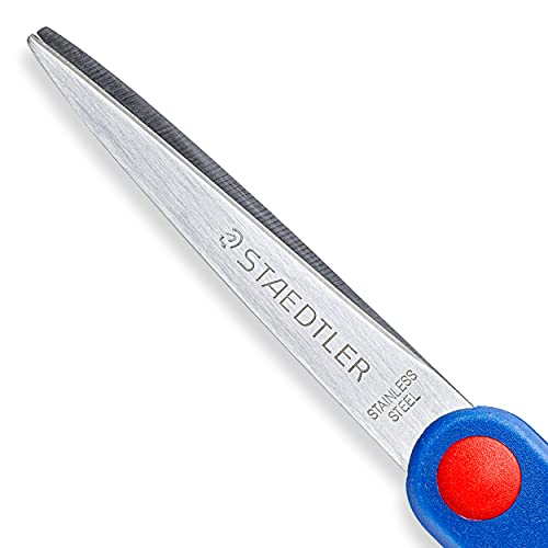 Staedtler Noris Club 96517NBK - Tijeras para niños (17 cm, mango ergonómico, acero inoxidable)