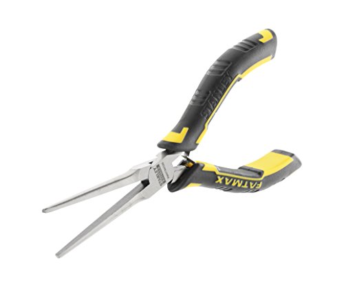 Stanley - FatMax FMHT0-80520 Mini-alicate Boca Extra-Larga FATMAX, Nero/Giallo