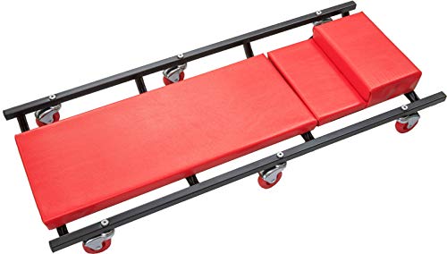 Start Camilla para mecánico 100 kg con reposacabezas Mantenimiento Ed emergencia coche