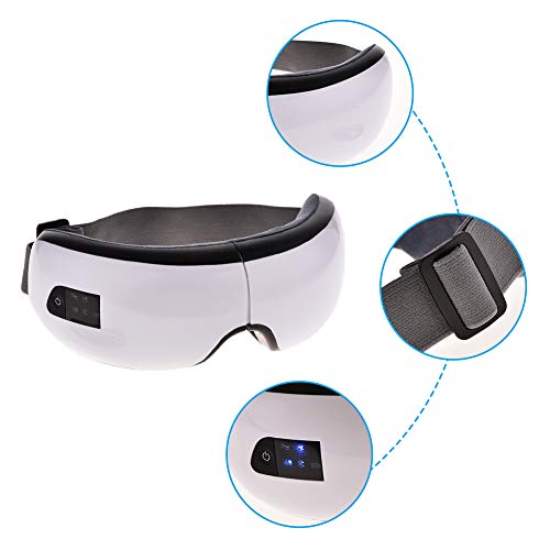 starter Masajeador de Ojos eléctrico - Máquina del Massager del Ojo 4s con La Vibración De La Música De La Presión De Aire De Calefacción Bluetooth