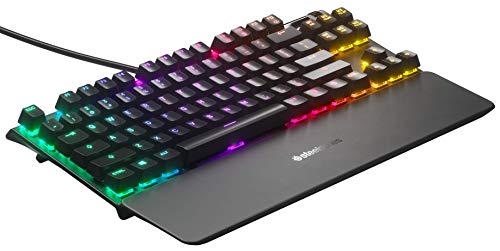 SteelSeries Apex Pro TKL Compacto Teclado mecánico para Gaming Teclas mecánicas de actuación Ajustable Smart Display con OLED Teclado Inglesa QWERTY