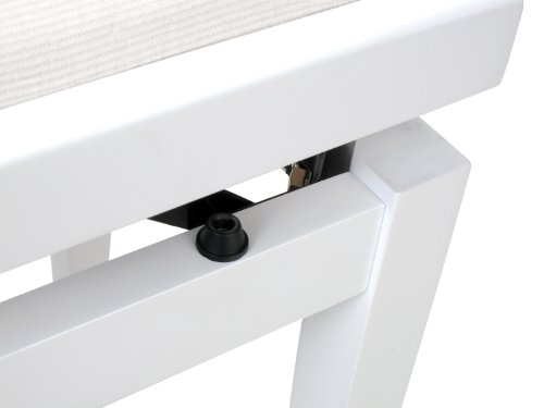 Steinmayer 27630 - Banqueta piano, color blanco mate