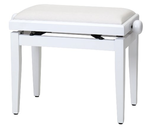 Steinmayer 27630 - Banqueta piano, color blanco mate