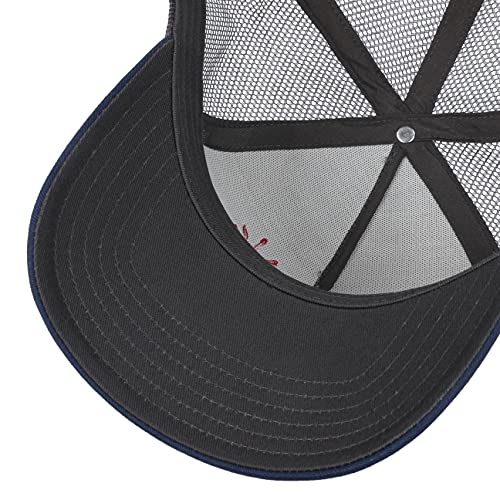 Stetson Gorra Trucker Gaslamp Hombre - Camionero de béisbol Malla Snapback, con Visera, Visera Verano/Invierno - Talla única Azul