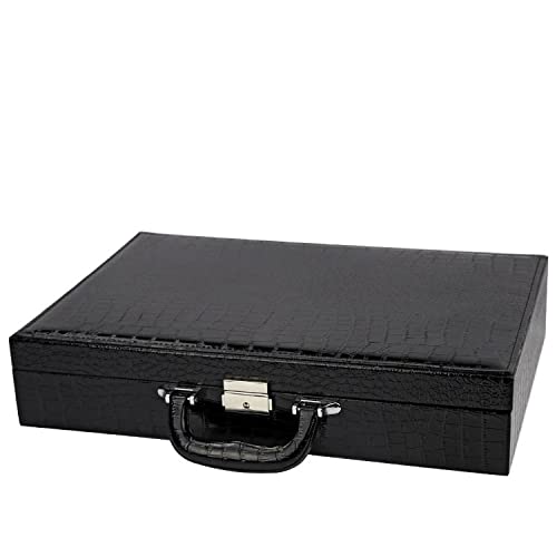 Storage Box Maleta negra Reloj de reloj Mostrar caja de almacenamiento Reloj de almacenamiento Caja de almacenamiento Reloj de reloj Reloj de reloj Reloj Reloj Caja de reloj