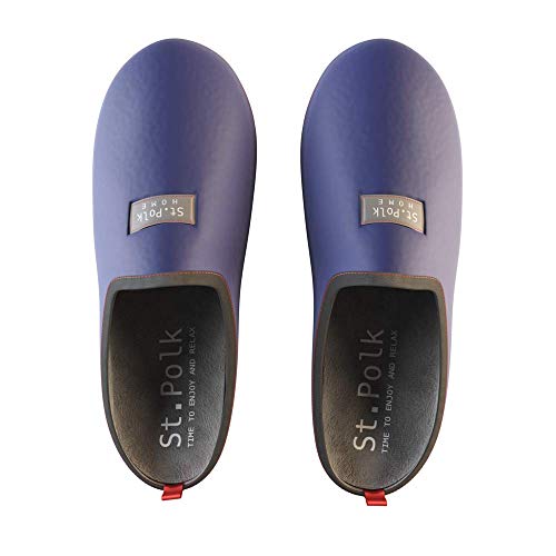 St.Polk® Zapatillas de Estar en casa Hombre/Mujer con Plantilla Extraible Slippers Pantuflas Fabricadas en España Original Unisex Invierno/Verano máxima Comodidad (Azul, Numeric_38)