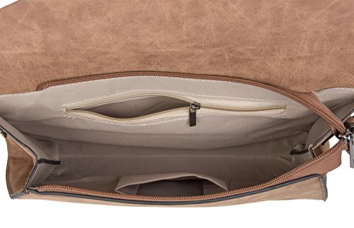 styleBREAKER Bolso de Mano Clutch Bolso de Fiesta en diseño de sobre con Correa para el Hombro y asa de Mano, señora 02012087, Color:Negro