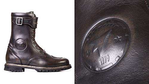 Stylmartin Cafe Racer Rocket Botas para moto, color marrón, talla 40