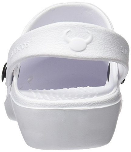 Suecos Oden, Zuecos de Trabajo, Unisex, Adulto, Blanco (White), 39 EU