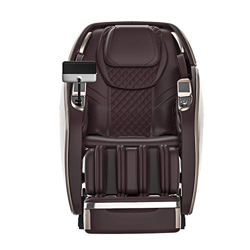 SUFUL M8 Sillón de Masaje,Sillón de Masaje de Gravedad Cero de Cuerpo Completo,Calefacción,Pista SL Superlarga,Sistema de Masaje de Aire,Relajación Corporal,Alivio de La Fatiga(Champagne Gold)