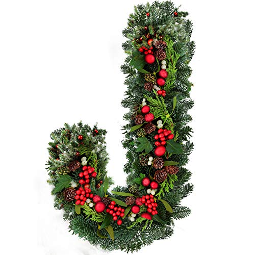 Sumind 2 Piezas 12 Pulgadas Corona de Alambre Marco de Corona de Navidad Alambre de Corona de Flor de Metal para Navidad Año Nuevo Día de San Valentín (Verde Oscuro, Forma de Bastón de Caramelo)