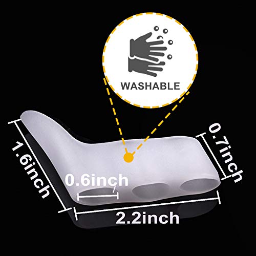 Sumiwish Separador de Dedos, Martillo Corrector para Meñique Pie - 5 Pares