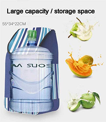 summerr Carro de la Compra Plegable, Resistente al Agua, silencioso, Plegable, Gran Capacidad, Carrito de Compras de 8 Ruedas (Color : Black)