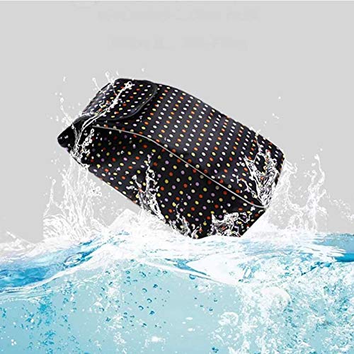 summerr Carro de la Compra Plegable, Resistente al Agua, silencioso, Plegable, Gran Capacidad, Carrito de Compras de 8 Ruedas (Color : Black)