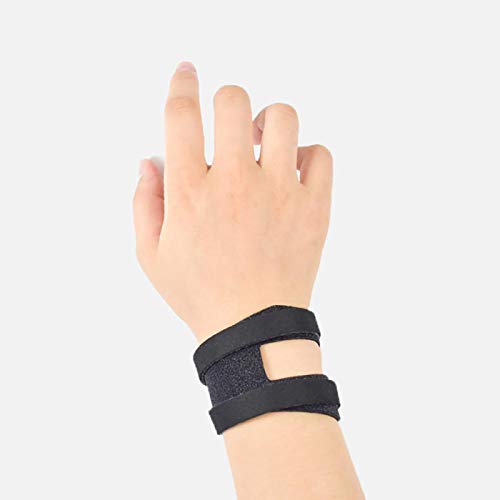 SUN RNPP Muñequera para desgarro TFCC, Esfuerzo por soportar Peso, lesión compleja del fibrocartílago Triangular, Dolor en la muñeca del Lado meñique, lesión por Uso repetitivo,Negro,M