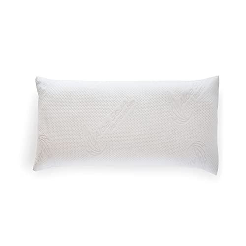 Supercolchón® - Almohada Viscoelástica Aloe Soja, Traspirable, Antialérgica, con Aloe Vera. Fabricada en España. (70x40 cm)