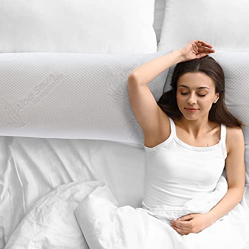 Supercolchón® - Almohada Viscoelástica Aloe Soja, Traspirable, Antialérgica, con Aloe Vera. Fabricada en España. (70x40 cm)