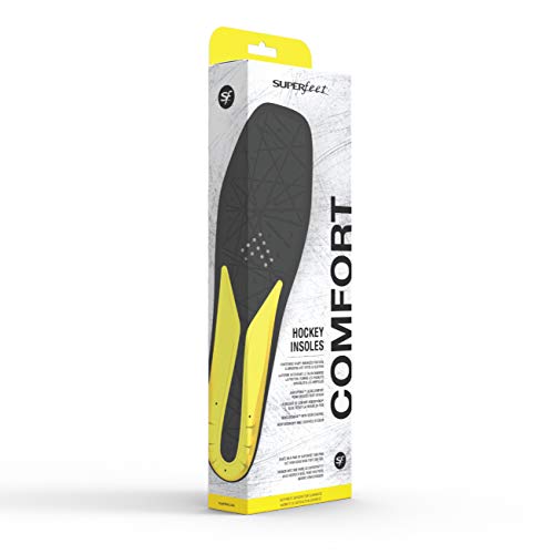 Superfeet Hockey Comfort, Plantillas Unisexo, Amarillo, E (42-44 EU)