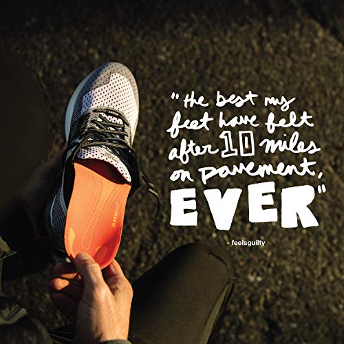 Superfeet RUN Pain Relief Plantillas Cómodas, Para Aliviar el Dolor, Unisexo, Naranja (42-44 EU)