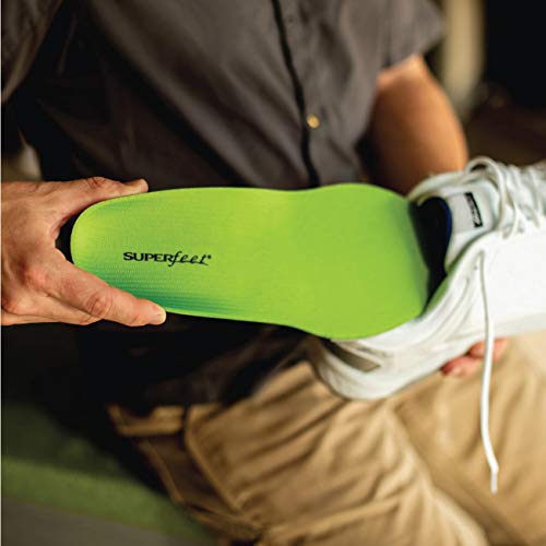 Superfeet wideGREEN, Plantillas Unisex Adulto, Verde Wide Green, E (42-44 EU)