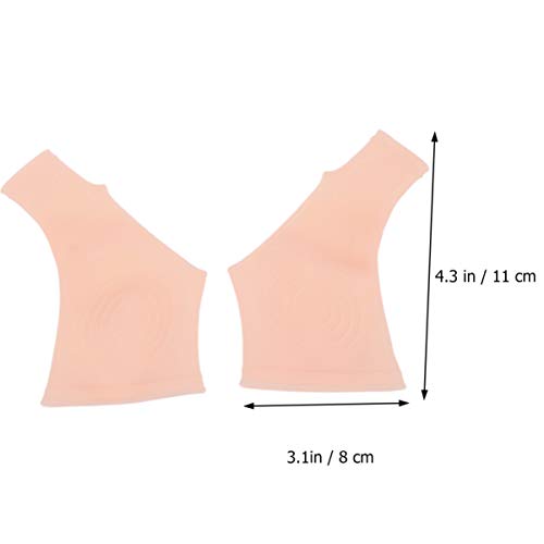 SUPVOX apoyos de la ayuda gel muñeca pulgar suave silicona resistente al agua transpirable carpiano tirantes de túnel estabilizador para la mano artritis alivio del dolor