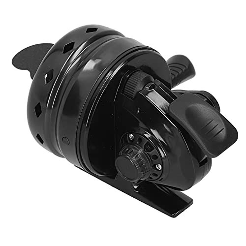 Surebuy Bobina de Pesca de Tiro, la Cubierta Delantera de la Rueda de la Bobina de Pesca está oxidada y Perforada Brazo basculante de Metal Oxidado de Aluminio aeroespacial para Disparar Peces