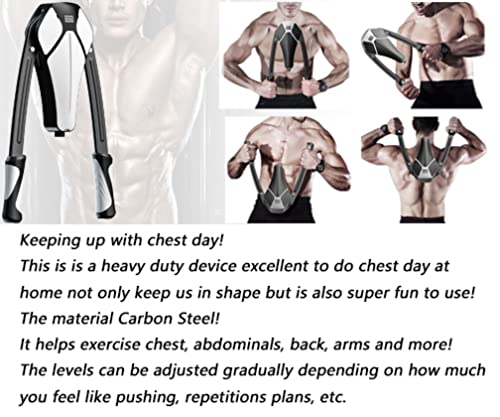 SYJH Equipos De Entrenamiento del Hombro, Ajustable 22-440lbs Hidráulicas, Twister para Desarrollar Tríceps, Bíceps, Pecho Superior Y Los Músculos del Hombro, Brazo Desintegrador Musculacion En Casa