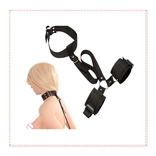 SYOneTo3 Mobiliario Deportivo Yoga Home, Cinturón Tejido Negro, para Mujer y Hombre Fitness