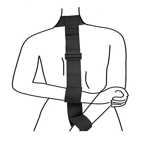 SYOneTo3 Mobiliario Deportivo Yoga Home, Cinturón Tejido Negro, para Mujer y Hombre Fitness