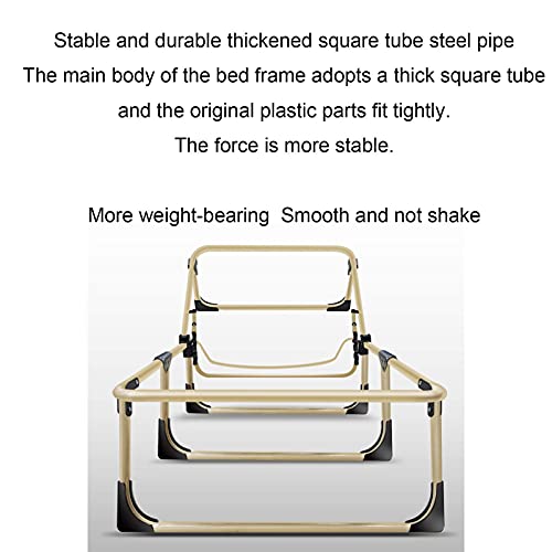 Sywlwxkq Sillón reclinable Plegable Pesado Tumbona de Exterior de Gravedad Cero, Cama Plegable Ajustable Cama Individual portátil Simple Cama de acompañante de Hospital, sillón reclinable p