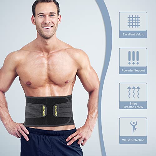 SYXUPAP Faja Lumbar para Espalda, Cinturón Lumbar Soporte Ayuda a Aliviar Dolor y Prevenir Daños, Ciática, Estenosis Espinal, Escoliosis o Hernia de Disco