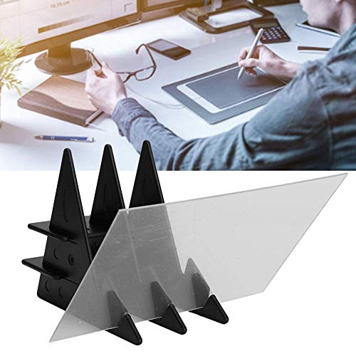 Tablero de dibujo de rastreo, Tablero de dibujo óptico, IP65 Tablero de dibujo de rastreo impermeable Pintura Escritura Boceto Reflexión Espejo con soporte, para Estudiantes Artistas (7inch)