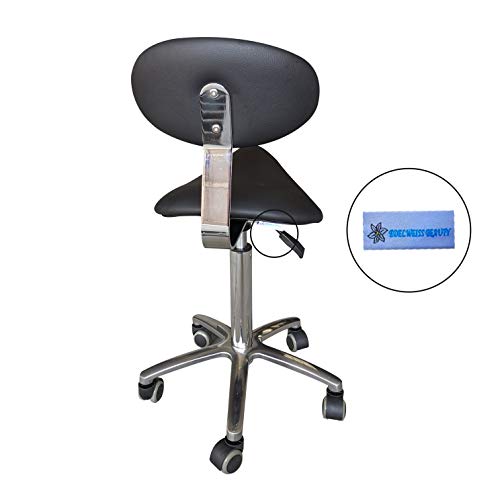 Taburete con Respaldo (NEGRO)