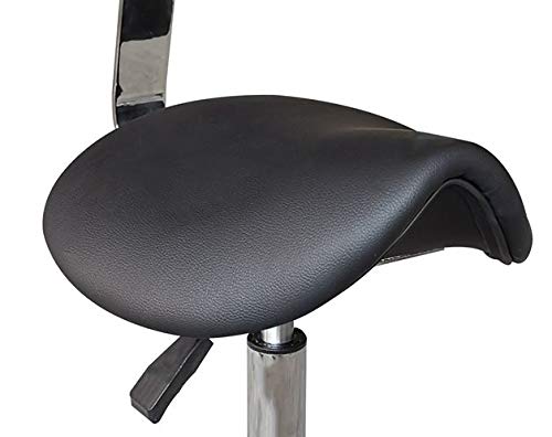 Taburete con Respaldo (NEGRO)