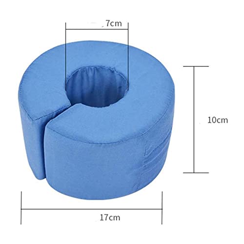 Taloneras Antiescaras Forma Curva Almohadilla, Cojín Elevador de pies Antiescaras, De Apoyo Espuma Almohadilla para El Reposapiernas Aliviar La Almohada del Tobillo