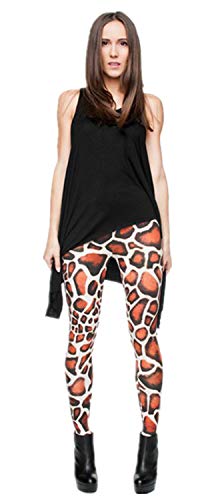 Tamskyt - Mallas ajustadas para mujer, con estampado digital de unicornio para entrenar Jirafa para bebé. Talla única
