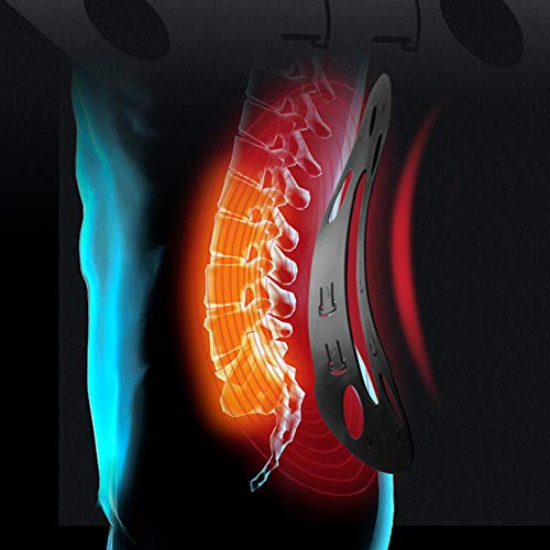 TANGIST Soporte Lumbar Cinturón,Apoyo Lumbar Transpirable De Malla Paneles Doble Dolor De Alivio Tablero Extraíble (Size : L)