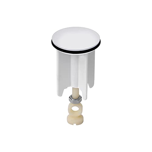 Tapón de desagüe universal de 40 mm para lavabo de cocina, baño, altura ajustable, latón cromado
