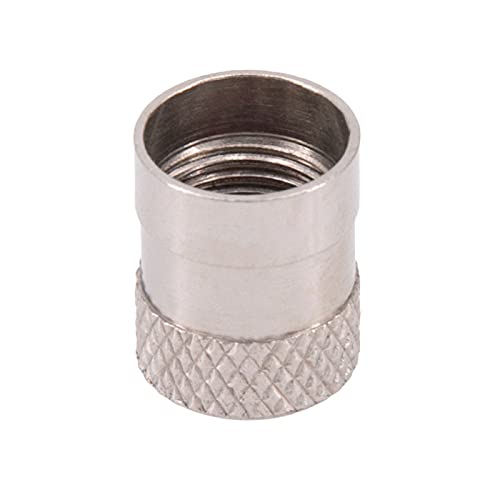 Tapones de válvula de metal niquelados de levando, 8 unidades, para neumáticos de coche, moto, scooter o bicicleta, tapones antipolvo de metal